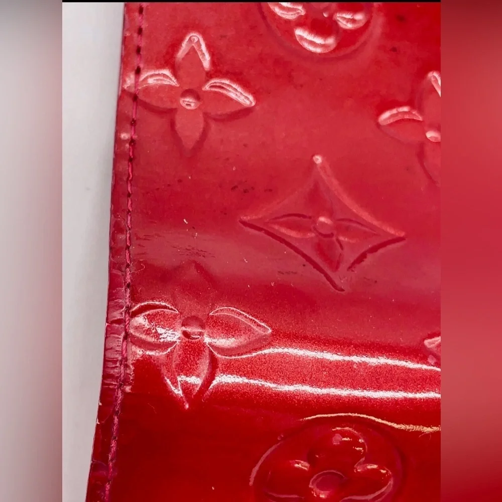 Auth Louis Vuitton Monogram Vernis Agenda PM Notebook Cover W/Box & Dust Bag